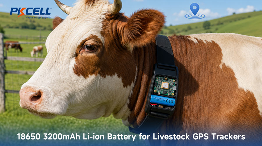 18650 3200mAh lithium-ion battery for livestock GPS tracker
collars