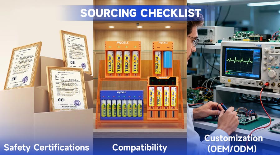 factors to consider for sourcing charging
