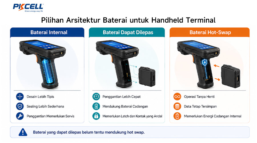 Pilihan Arsitektur Baterai untuk Handheld Terminal