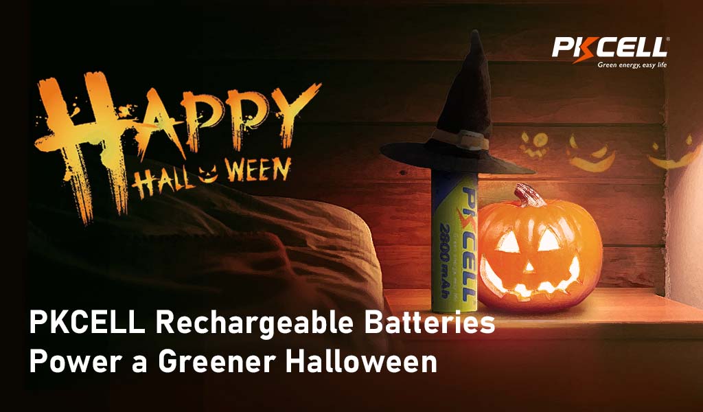 Pkcell rechargeable battery power a greener Halloween