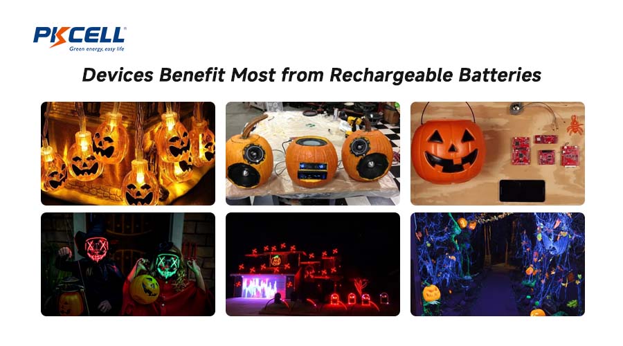 Halloween products using PKCell rechargeable battery