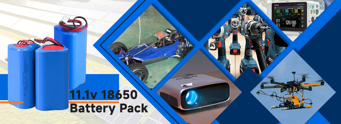 11.1V 18650 Battery Pack