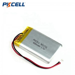 PKCell LP801735 lipo battery with terminal