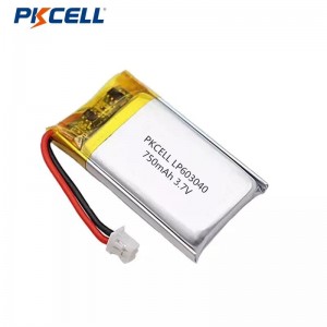 PKCell LP603040 lipo battery with a terminal