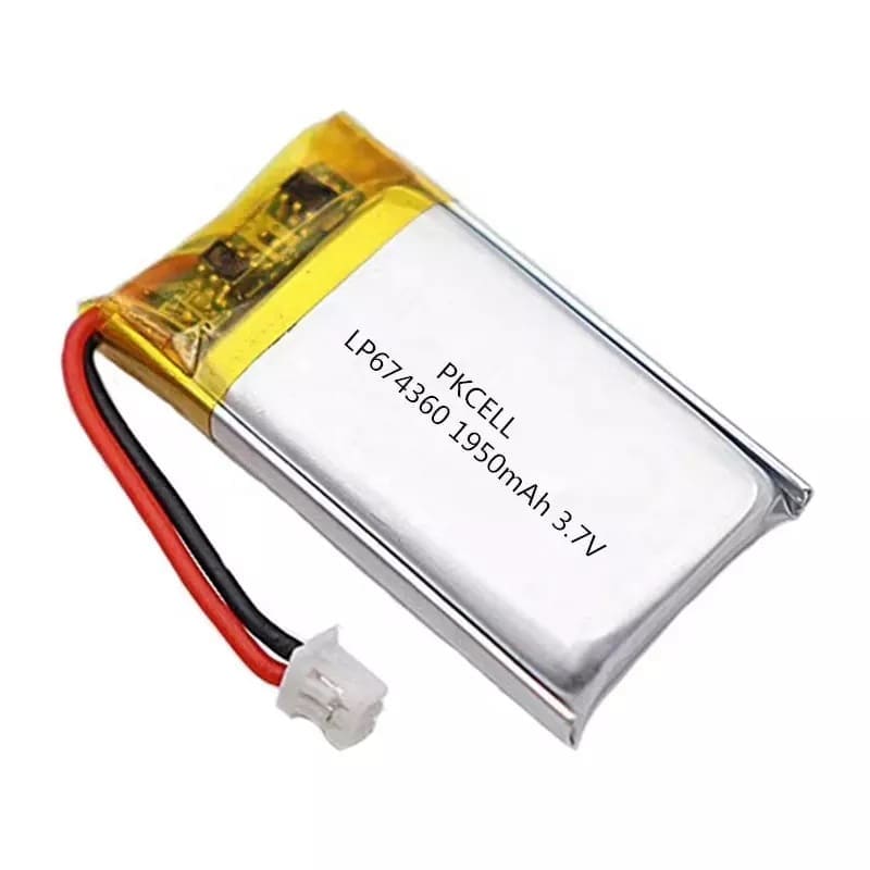 PKCELL Lp604360 3.7v 1950mah Rechargeable Lithium Polymer Battery 