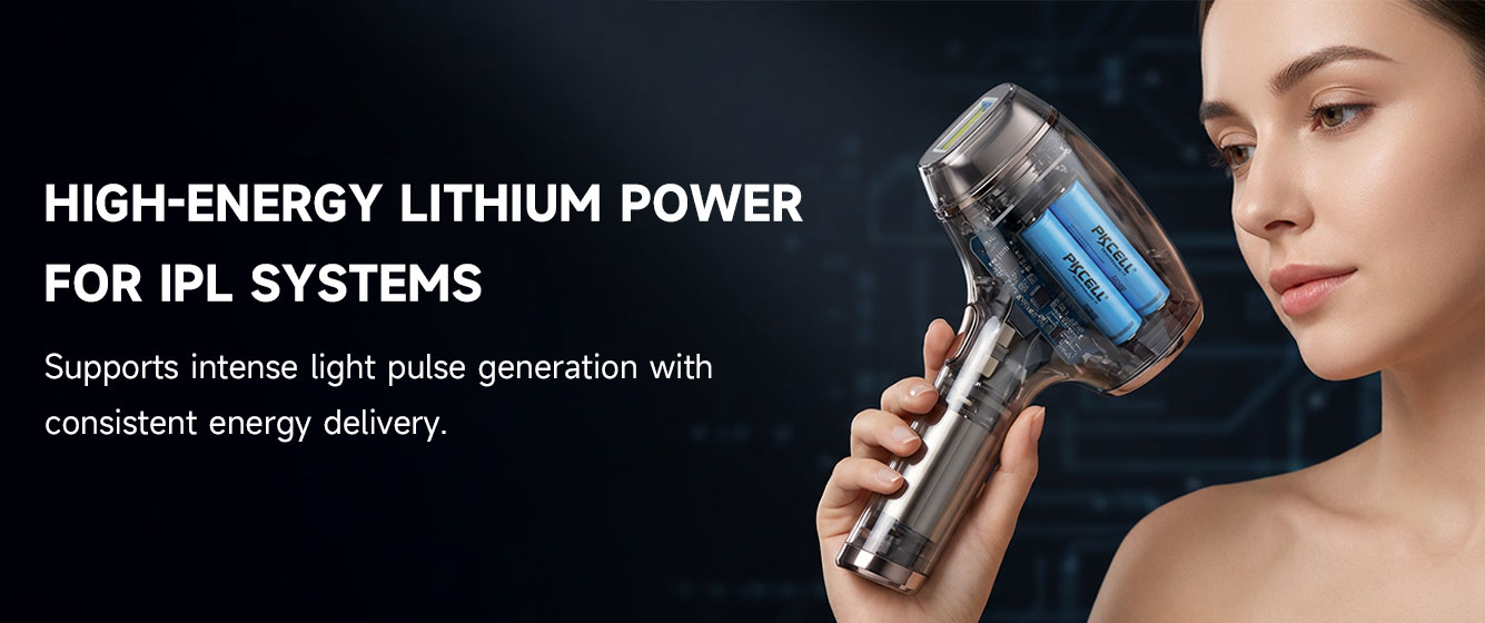 ICR18650 for IPL hair removal devices