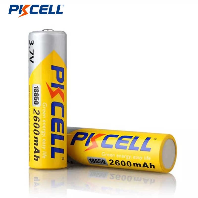 PKCELL 18650 3.7V 2600mAh New Rechargeable Lith...