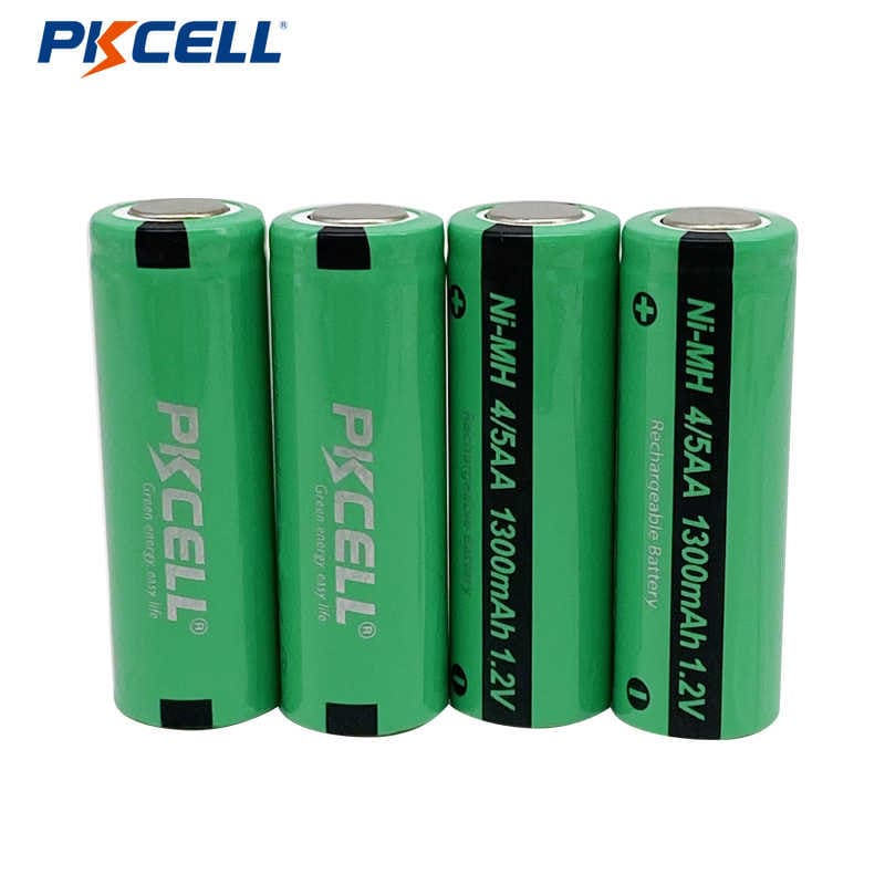PKCELL Ni-Mh AA 1.2V 4/5A 1300mAh Rechargeable ...