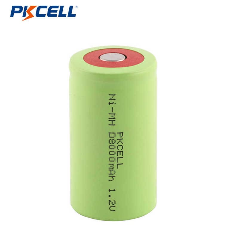 PKCELL Ni-Mh 1.2V D 8000mAh Rechargeable Battery