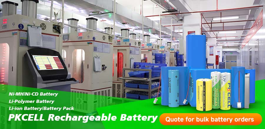 PKCell Lithium Battery Manufacturer-Li-ion Battery, Li-Po Battery, Ni-MH Battery, Ni-Zn Battery, NiCD Battery and More