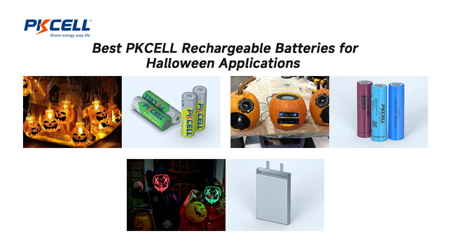 PKCell rechargeable battery for Halloween products