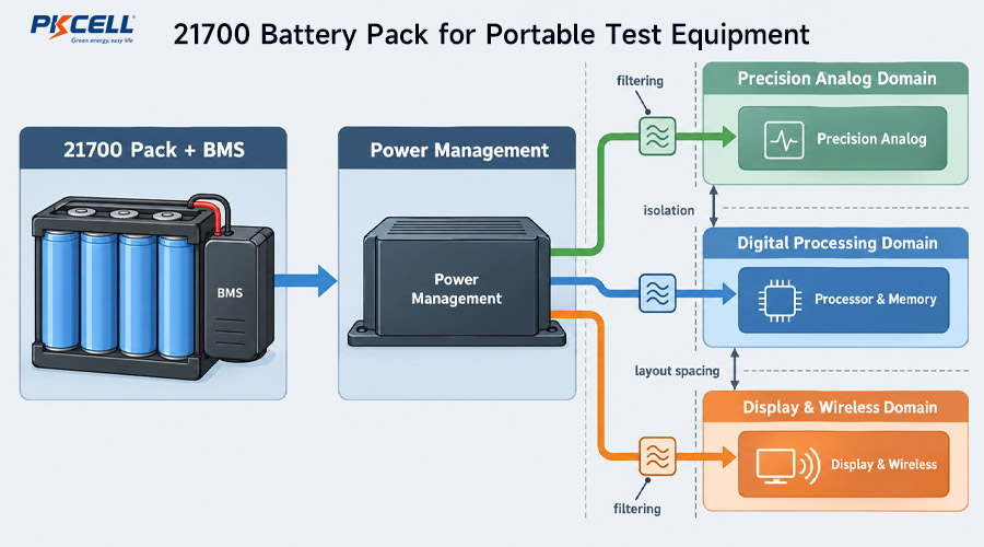 21700 Battery Pack for Portable Test Equipment