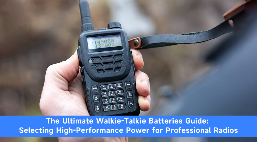battery solution for walkie talkie