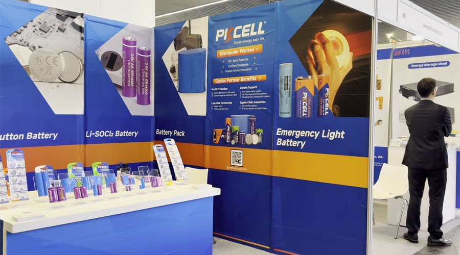 PKCell exhibited rechargeable batteries at ENLIT Europe