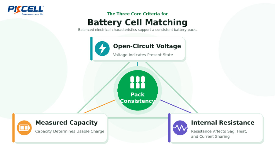 The Three Core Criteria for Battery Cell Matching