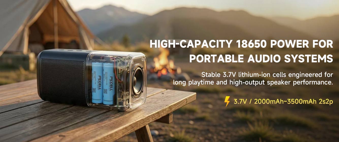 PKCell ICR18650 for bluetooth speaker